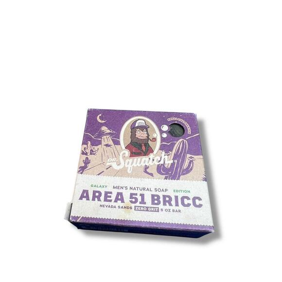 Dr. Squatch Galaxy Edition Bar Soap Area 51 Bricc All Natural with Zero Grit 5oz - Picture 1 of 7